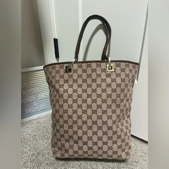 Gucci Canvas/Nylon Lining Tote - Picture 11 of 11